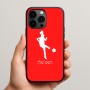 כיסוי בעיצוב אישי עם השם שלך לדגם - Apple iPhone 15 Pro Max בעיצוב שחקנית כדורגל - אישה