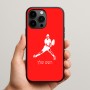 כיסוי בעיצוב אישי עם השם שלך לדגם - Apple iPhone 15 Pro Max בעיצוב שחקן טניס