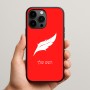 כיסוי בעיצוב אישי עם השם שלך לדגם - Apple iPhone 15 Pro Max בעיצוב נוצת נוצה