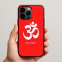 כיסוי בעיצוב אישי עם השם שלך לדגם - Apple iPhone 15 Pro Max בעיצוב סמל אום