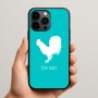 כיסוי בעיצוב אישי עם השם שלך לדגם - Apple iPhone 15 Pro Max בעיצוב תרנגול