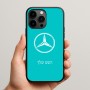 כיסוי בעיצוב אישי עם השם שלך לדגם - Apple iPhone 15 Pro Max בעיצוב מרצדס-בנץ