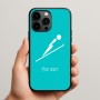 כיסוי בעיצוב אישי עם השם שלך לדגם - Apple iPhone 15 Pro Max בעיצוב קפיצת סקי אולימפית
