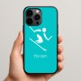 כיסוי בעיצוב אישי עם השם שלך לדגם - Apple iPhone 15 Pro Max בעיצוב סקי אולימפי