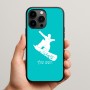 כיסוי בעיצוב אישי עם השם שלך לדגם - Apple iPhone 15 Pro Max בעיצוב סנובורדיסט