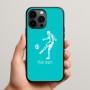 כיסוי בעיצוב אישי עם השם שלך לדגם - Apple iPhone 15 Pro Max בעיצוב שחקן כדורגל