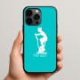 כיסוי בעיצוב אישי עם השם שלך לדגם - Apple iPhone 15 Pro Max בעיצוב אימון ספינינג - אישה