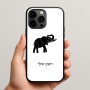 כיסוי בעיצוב אישי עם השם שלך לדגם - Apple iPhone 15 Pro Max בעיצוב פיל