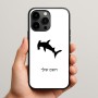 כיסוי בעיצוב אישי עם השם שלך לדגם - Apple iPhone 15 Pro Max בעיצוב כריש ראש פטיש