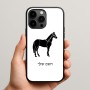 כיסוי בעיצוב אישי עם השם שלך לדגם - Apple iPhone 15 Pro Max בעיצוב סוס