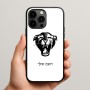 כיסוי בעיצוב אישי עם השם שלך לדגם - Apple iPhone 15 Pro Max בעיצוב פני פנטרה