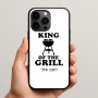 כיסוי בעיצוב אישי עם השם שלך לדגם - Apple iPhone 15 Pro Max בעיצוב מלך הגריל