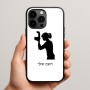 כיסוי בעיצוב אישי עם השם שלך לדגם - Apple iPhone 15 Pro Max בעיצוב צלמת - אישה