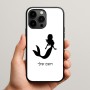 כיסוי בעיצוב אישי עם השם שלך לדגם - Apple iPhone 15 Pro Max בעיצוב בתולת ים - אישה