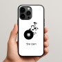 כיסוי בעיצוב אישי עם השם שלך לדגם - Apple iPhone 15 Pro Max בעיצוב תקליטור - אזור מוזיקה