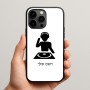 כיסוי בעיצוב אישי עם השם שלך לדגם - Apple iPhone 15 Pro Max בעיצוב אזור מוזיקה של די ג'יי