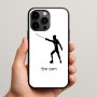 כיסוי בעיצוב אישי עם השם שלך לדגם - Apple iPhone 15 Pro Max בעיצוב לוחם סייף