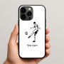 כיסוי בעיצוב אישי עם השם שלך לדגם - Apple iPhone 15 Pro Max בעיצוב שחקן כדורגל