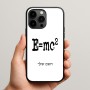 כיסוי בעיצוב אישי עם השם שלך לדגם - Apple iPhone 15 Pro Max בעיצוב נוסחת אלברט איינשטיין
