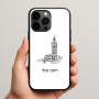 כיסוי בעיצוב אישי עם השם שלך לדגם - Apple iPhone 15 Pro Max בעיצוב ביג בן