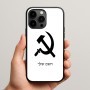 כיסוי בעיצוב אישי עם השם שלך לדגם - Apple iPhone 15 Pro Max בעיצוב פטיש ומגל