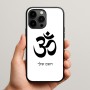 כיסוי בעיצוב אישי עם השם שלך לדגם - Apple iPhone 15 Pro Max בעיצוב סמל אום