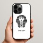 כיסוי בעיצוב אישי עם השם שלך לדגם - Apple iPhone 15 Pro Max בעיצוב פרעה - תות ענח' אמון מצרי