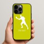 כיסוי בעיצוב אישי עם השם שלך לדגם - Apple iPhone 15 Pro Max בעיצוב שחקן פינג פונג