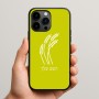 כיסוי בעיצוב אישי עם השם שלך לדגם - Apple iPhone 15 Pro Max בעיצוב חיטה גלית זהב