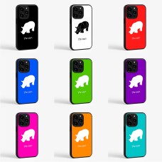 כיסוי בעיצוב אישי עם השם שלך לדגם - Apple iPhone 15 Pro בעיצוב קרנף
