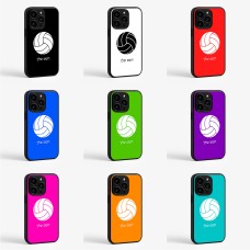 כיסוי בעיצוב אישי עם השם שלך לדגם - Apple iPhone 15 Pro בעיצוב כדור כדורעף