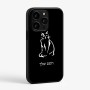 כיסוי בעיצוב אישי עם השם שלך לדגם - Apple iPhone 15 Pro בעיצוב חתול