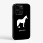כיסוי בעיצוב אישי עם השם שלך לדגם - Apple iPhone 15 Pro בעיצוב סוס