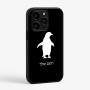 כיסוי בעיצוב אישי עם השם שלך לדגם - Apple iPhone 15 Pro בעיצוב פינגווין