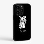 כיסוי בעיצוב אישי עם השם שלך לדגם - Apple iPhone 15 Pro בעיצוב ארנב מחזיק גזר