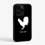 כיסוי בעיצוב אישי עם השם שלך לדגם - Apple iPhone 15 Pro בעיצוב תרנגול