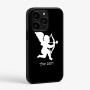 כיסוי בעיצוב אישי עם השם שלך לדגם - Apple iPhone 15 Pro בעיצוב קופידון