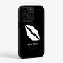 כיסוי בעיצוב אישי עם השם שלך לדגם - Apple iPhone 15 Pro בעיצוב שפתיים - נשיקה