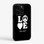 כיסוי בעיצוב אישי עם השם שלך לדגם - Apple iPhone 15 Pro בעיצוב אהבה