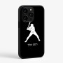 כיסוי בעיצוב אישי עם השם שלך לדגם - Apple iPhone 15 Pro בעיצוב שחקן בייסבול