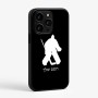 כיסוי בעיצוב אישי עם השם שלך לדגם - Apple iPhone 15 Pro בעיצוב הוקי שוערים