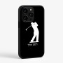 כיסוי בעיצוב אישי עם השם שלך לדגם - Apple iPhone 15 Pro בעיצוב שחקן גולף