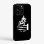 כיסוי בעיצוב אישי עם השם שלך לדגם - Apple iPhone 15 Pro בעיצוב רוכב סוסים