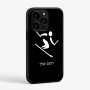 כיסוי בעיצוב אישי עם השם שלך לדגם - Apple iPhone 15 Pro בעיצוב סקי אולימפי