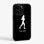 כיסוי בעיצוב אישי עם השם שלך לדגם - Apple iPhone 15 Pro בעיצוב רץ רץ אישה