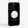 כיסוי בעיצוב אישי עם השם שלך לדגם - Apple iPhone 15 Pro בעיצוב כדור כדורעף