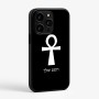 כיסוי בעיצוב אישי עם השם שלך לדגם - Apple iPhone 15 Pro בעיצוב אנק - מפתח החיים המצרי