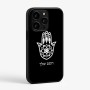 כיסוי בעיצוב אישי עם השם שלך לדגם - Apple iPhone 15 Pro בעיצוב חמסה - קבלה