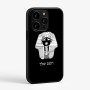 כיסוי בעיצוב אישי עם השם שלך לדגם - Apple iPhone 15 Pro בעיצוב פרעה - תות ענח' אמון מצרי