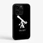 כיסוי בעיצוב אישי עם השם שלך לדגם - Apple iPhone 15 Pro בעיצוב טלסקופ